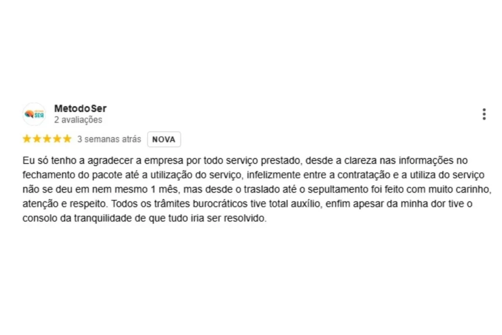 depoimento Qual o melhor plano funerario em Mauá